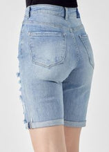 Load image into Gallery viewer, RJ - Distressed Bermuda Shorts - Light (S, M, &amp; L)