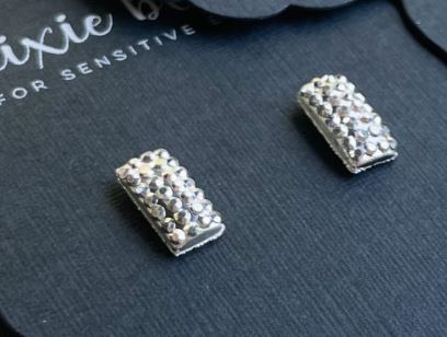 DB - Gleaming Bars in Silver Earrings