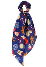Load image into Gallery viewer, NJ - Christmas Hair Tie Streamers - Snowman, Snowflake, Gingerbread, Santa