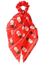Load image into Gallery viewer, NJ - Christmas Hair Tie Streamers - Snowman, Snowflake, Gingerbread, Santa