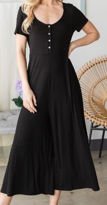 CY - Wide Leg Jumpsuit – Black
