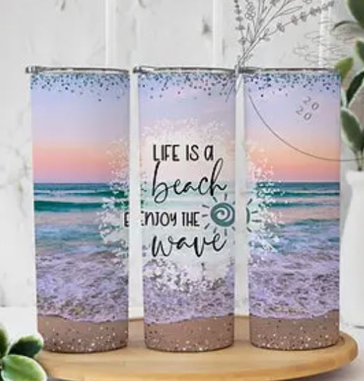 CS - Life Is A Beach, Enjoy The Wave - Tumbler
