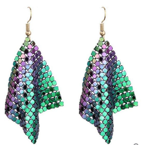SUP - Majestic Sparkle Dangle Earrings - Multi