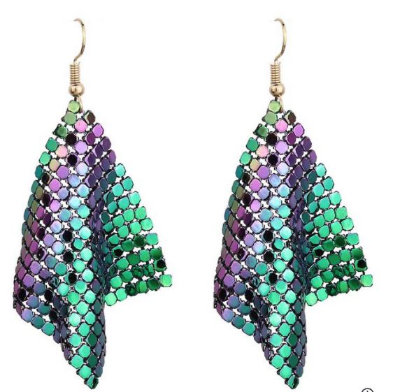SUP - Majestic Sparkle Dangle Earrings - Multi