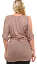 Load image into Gallery viewer, PPS - PLUS Rounded Neck with Sleeve Cut Out - Mocha