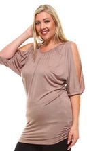 Load image into Gallery viewer, PPS - PLUS Rounded Neck with Sleeve Cut Out - Mocha