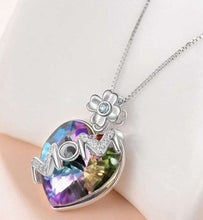 Load image into Gallery viewer, ER - Mother&#39;s Day  Rhinestone Charm Necklace