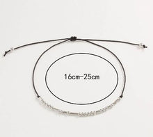 Load image into Gallery viewer, ER - Never Give Up - Morse Code Bracelet