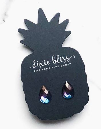 DB - Of a Dream Teardrop Earrings - Midnight Ombre