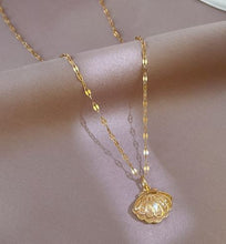 Load image into Gallery viewer, NJ - Luxurious Shell Titanium Steel Pearl Necklace