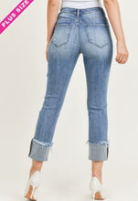 Load image into Gallery viewer, RJ - Mid Rise Straight Leg Jean - PLUS Sizes (1XL, 2XL, 3XL)