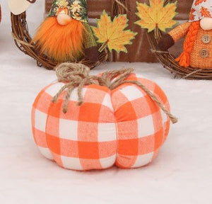 NJ - Halloween Cloth Pumpkin - Small or Large