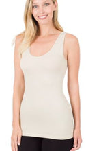 Load image into Gallery viewer, ZEN - Scoop Neck Seamless Tank - Multiple Colors Available