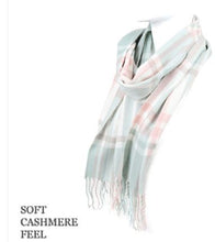 Load image into Gallery viewer, SEL - Unisex Plaid Acrylic Cashmere Feels Winter Scarf