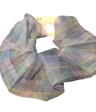 Load image into Gallery viewer, JAY - Plaid Scrunchies (Blue, Green, Multi, Pale, Yellow, Lavender)
