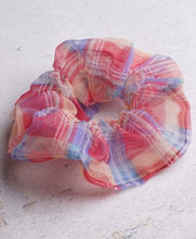 Load image into Gallery viewer, JAY - Plaid Scrunchies (Blue, Green, Multi, Pale, Yellow, Lavender)