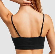 Load image into Gallery viewer, Mamia Women&#39;s Seamless Strappy Bra - Black, White, Burgundy, Blue