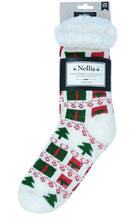 Load image into Gallery viewer, SEL - Women&#39;s Plush Sherpa Winter Fleece Lining Christmas Slipper Socks
