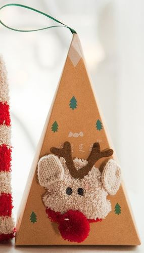 NJ - Socks in a Box - Christmas Edition (Santa, Rudolph, Snowman)