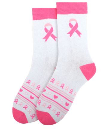 SEL - Women's Breast Cancer Awareness Socks