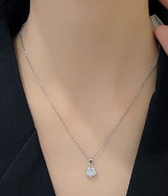 Load image into Gallery viewer, NJ - Simple Round Titanium Steel Zircon Necklace